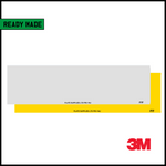 Ready Made Short 18 1/2 Inch Number Plates - 3M