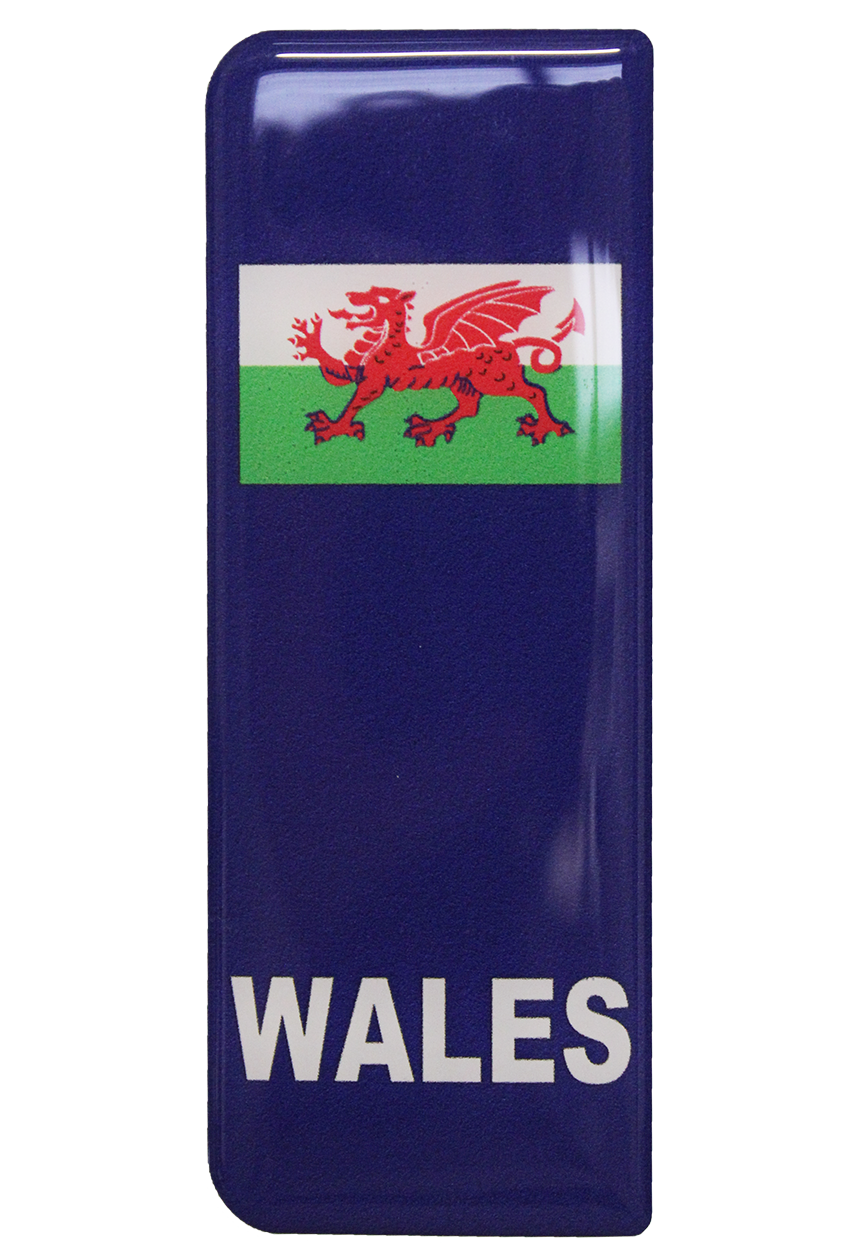 Gel Badges/Flags for Standard UK Number Plates