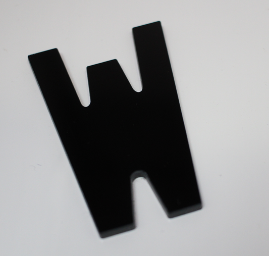 W - 4D 3mm Motorbike Digit [10 per pack]