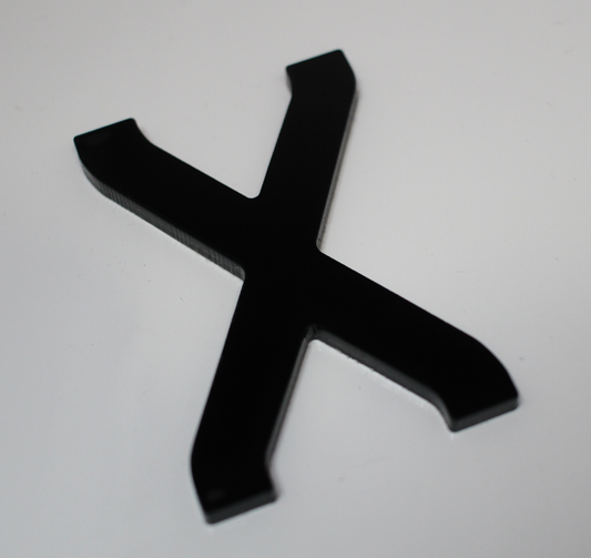 X - 4D 3mm Motorbike Digit [10 per pack]