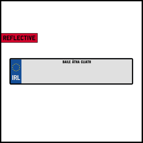 Standard IRL Reflectives - Blank or with County Identifier
