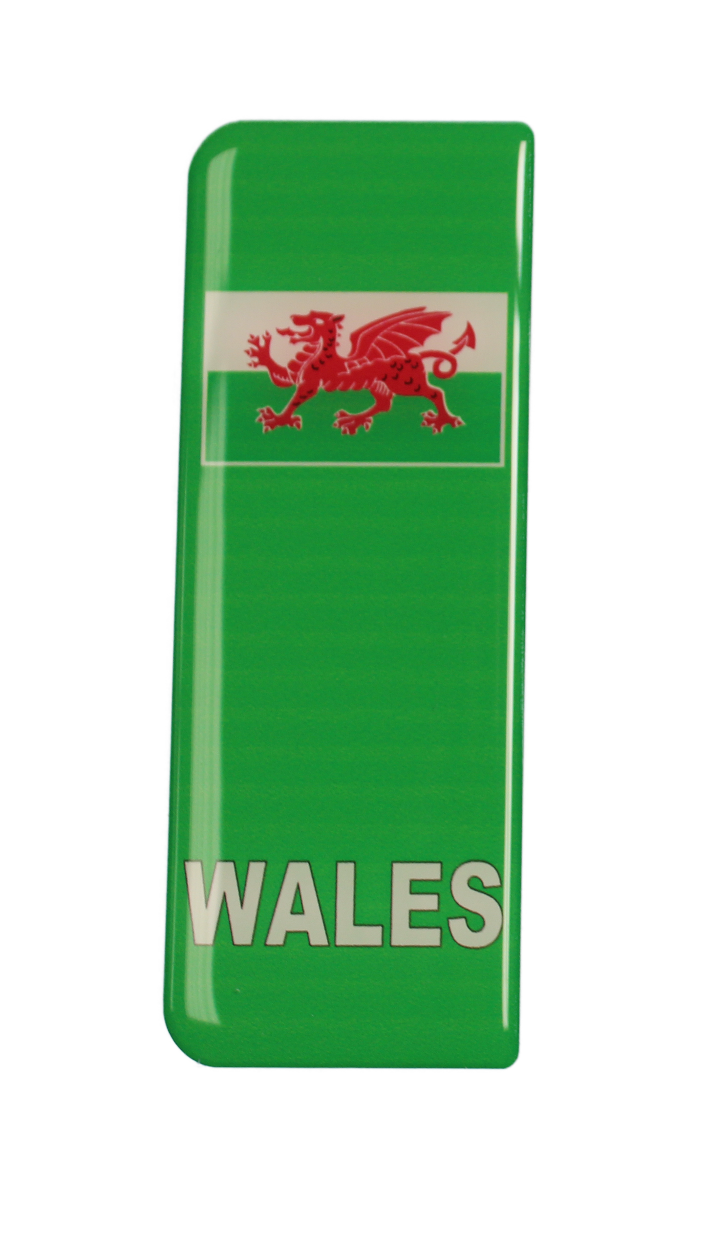 EV Green Flash Gel Badges/Flags for Standard UK Number Plates