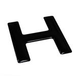 H - 50mm 3D Metro Black Carbon [12 per pack]