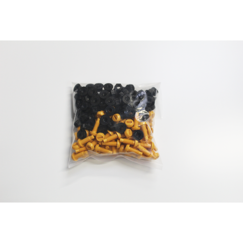 Standard 3/4 Inch Nuts and Bolts - Yellow