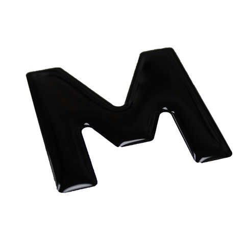M - 50mm 3D Metro Black Carbon [12 per pack]