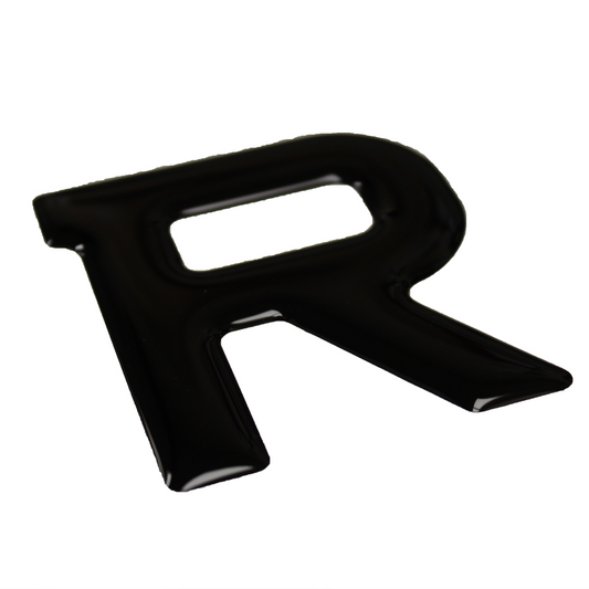 R - 50mm 3D Metro Black Carbon [12 per pack]