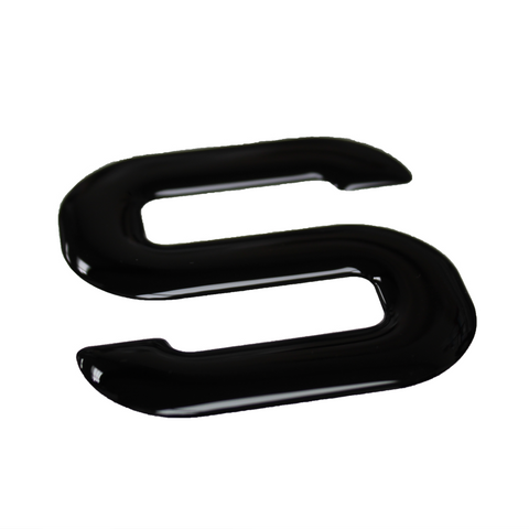S - 50mm 3D Metro Graphite Carbon [12 per pack]