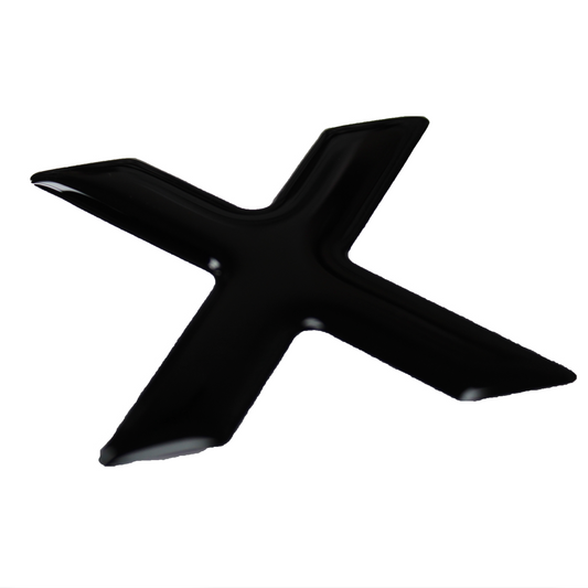 X - 50mm 3D Metro Graphite Carbon [12 per pack]